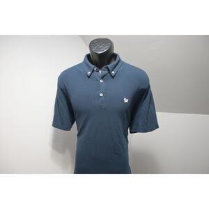 Southern Proper Golf Polo Dark Blue Cotton‎ Modal Spandex Mens Size Large